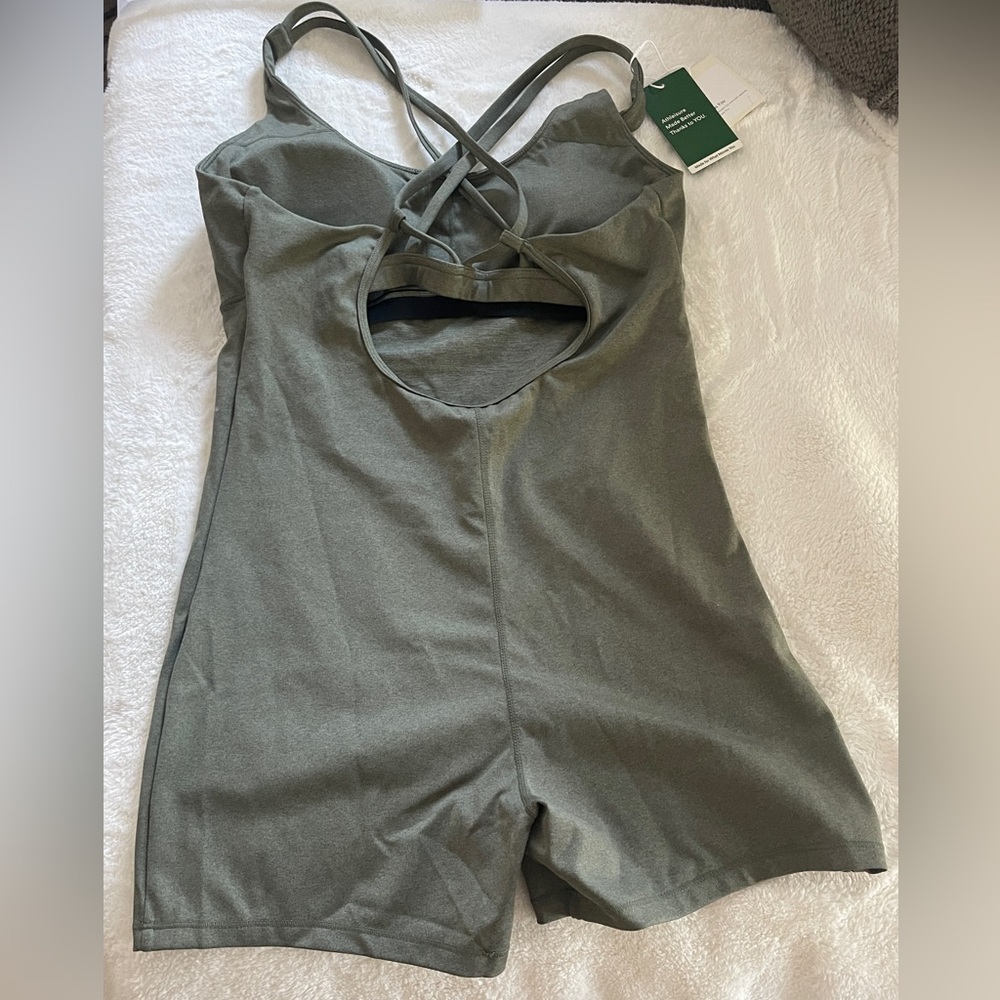 NWT HALARA Olive Green Jumpsuit